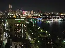 展望フロアからの夜景（2005年12月）