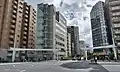 交差点を北東角から見る。
