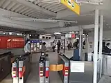 旧北改札口(現在改札口はない)