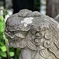 狛犬の丁髷