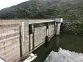 ダム上流側
