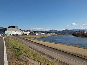大和川(柏原市役所付近)2009年1月撮影
