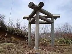 岐阜県大和町の三柱鳥居