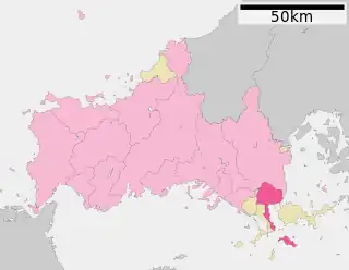 柳井市位置図