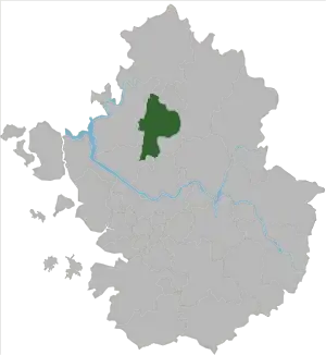 楊州市の地図