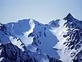 蝶ヶ岳より大喰岳と槍ヶ岳