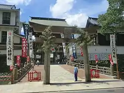 小倉祇園太鼓当日の八坂神社