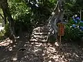 境内社の岩大日社・八坂神社境内古墳群