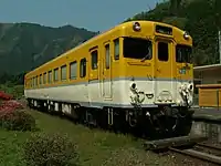 静態保存されているキハ58 554