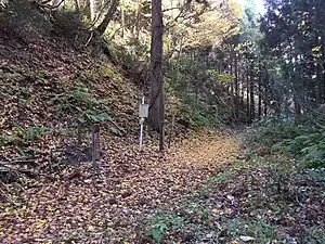 旧羽州街道の矢立峠（明治時代）