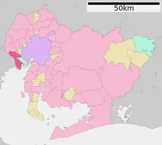 弥富市位置図