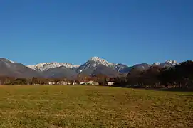 茅野市より望む八ヶ岳