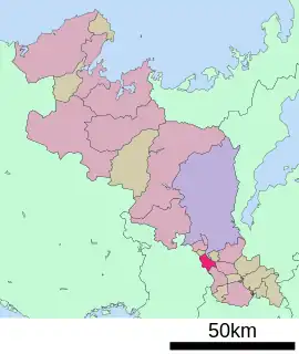 八幡市位置図