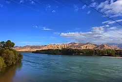 貴徳県内の黄河