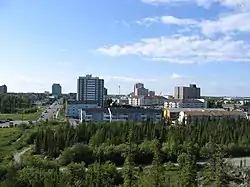 イエローナイフ市街
