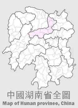 益陽市の位置