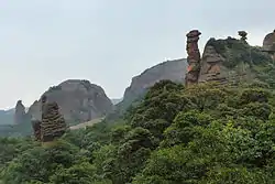 中国丹霞・亀峰
