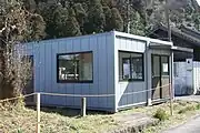 改築時の仮駅舎