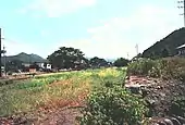 広い構内(1998年8月)