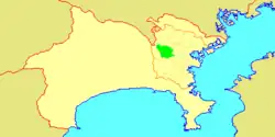 横浜市旭区位置図