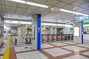 改札口（2021年12月）