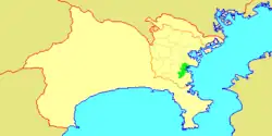 横浜市磯子区位置図