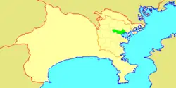 横浜市神奈川区位置図