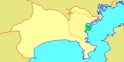 横浜市中区位置図