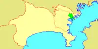 横浜市鶴見区位置図