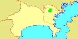 横浜市都筑区位置図
