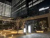 同じくライトアップの別角度（2024年2月撮影）