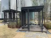 ランチ・ワークプレイス利用を想定したスペース（2024年4月撮影）
