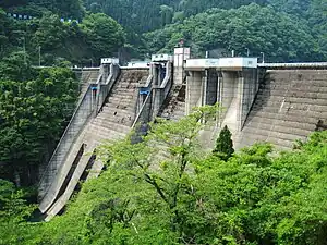 横山ダム(揖斐川)。揖斐川の治水と西濃地域の利水に重要な役割を担う。