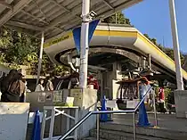 京王口ステイションの乗降場（2021年）