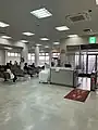 搭乗口と待合室