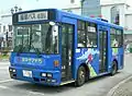 以前の市街地循環バス(右回り)の車両