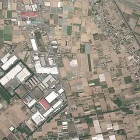 国土交通省 国土地理院 地図・空中写真閲覧サービスの空中写真を基に作成(2010年撮影)