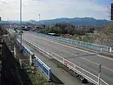 左岸下流側橋詰より。