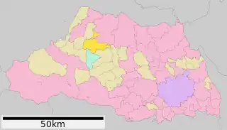 寄居町位置図