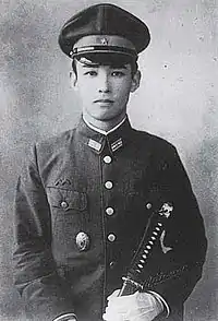 1938年当時の陸軍将校准士官の軍刀。昭9制/昭13制刀(陸軍航空兵中尉谷島喜彦)
