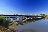 左岸上流側より望む旧吉川橋