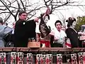 富岡八幡宮 節分祭での嘉風関（2009年2月3日撮影）