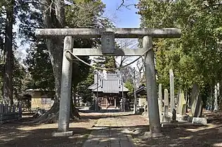 鳥居と参道