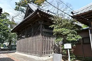 本殿・覆屋（茨城県指定文化財）