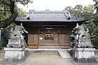 八幡宮拝殿（吉原町、2019年（平成31年）2月）