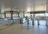 改札口（2022年7月）
