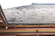 檜皮葺の屋根