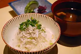 シラスごはん。焼津市。