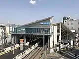 西口設置前の駅舎（2019年3月27日撮影）