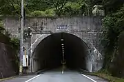 湯谷トンネル　三重県多気郡大台町側（2019年7月）